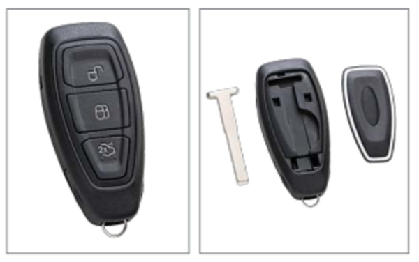 Autosleutel met afstandsbediening voor diverse Ford modellen